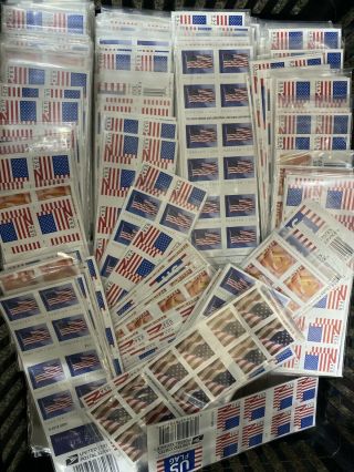 Usps Us Flag 1000 Count Forever Stamps