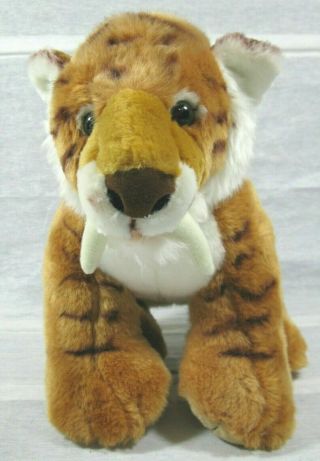Build A Bear Saber Tooth 15 " Plush Animal Stuffed Sabertooth Toy