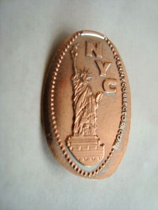 Statue Of Liberty Nyc - - Elongated Zinc Penny