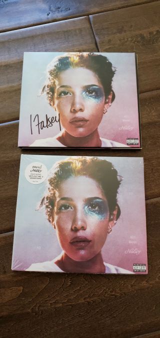 2020 Halsey Signed Auto Manic Cd Booklet With Cd Includes Hit Without Me