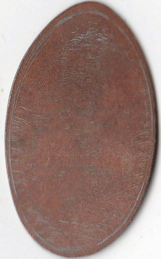 Elongated Souvenir Penny: Valleyfair WILD THING (Image of a wild cat head) Z 59A 2