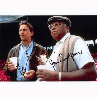 Kevin Costner & James Earl Jones (61080) - Autographed In Person 8x10 W/