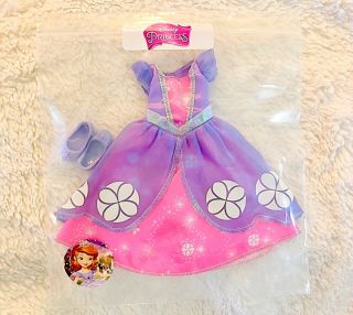 Disney Princess Sofia The First Doll Gown Dress With Shoes
