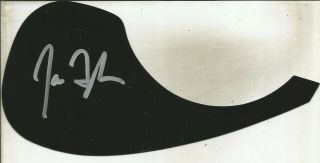 Music Legend James Taylor Signed Guitar Pick Guard Sweet Baby Fire And Rain