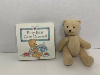 American Girl Pleasant Company Plush Bitty Baby Bear Jointed Gets Dressed Book