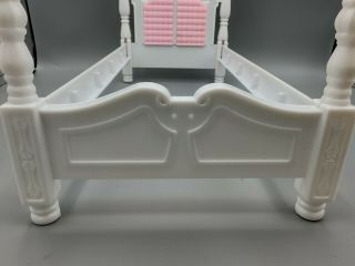 My Fancy Life Barbie Size Dollhouse Furniture Bed W/ Coverlet and Pillow 3