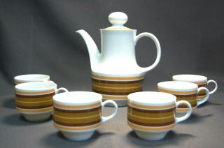 Mitterteich Bavaria Mcm 7pc Coffee Tea Set