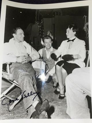 Gene Kelly Signed Photo Vintage 8x10