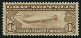 C14 $1.  30 Zeppelin Xf - Og Nh Gem Cv $1,  350 Wlm7651