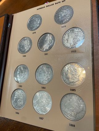 Fabulous 32 Coin Complete 1878 - 1921 Morgan Silver Dollar Full Date & Set