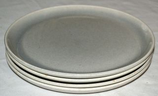 4 Minty Vintage Russel Wright By Steubenville Modern Granite Gray 8 " Salad Plate