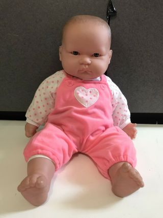 19 " Berenguer Chubby Soft Pouty Baby Doll Cloth Plush Loveable Doll