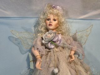 Show Stoppers R701a Porcelain Doll Fairy Lamp Boxed/no Lid