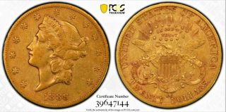 1889 - Cc Double Eagle Gold Pcgs Xf - 40 Gold Shield 39647144