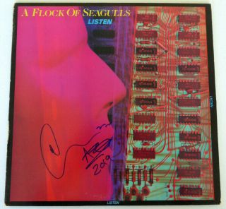 Mike Score Authentic Signed A Flock Of Seagulls Record Album Lp Autographed