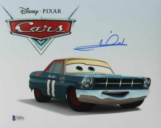 Disney Pixar Cars Signed By Mario Andretti 8 X 10 Beckett