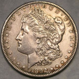 1892 S Morgan Silver Dollar Scarce Semi Key Date W/appealing Features
