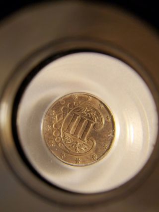 Key Date 1868 Silver 3 Cent Piece Ncgs Pr62 Proof " Rare " Slabbed