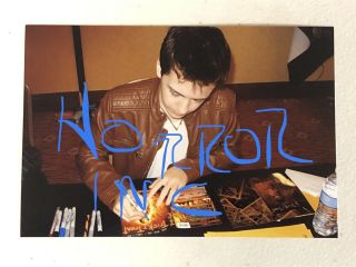 TRICK R TREAT SAM QUINN LORD AUTOGRAPHED SIGNED DVD EXACT SIGNING PICTURE PROOF 2