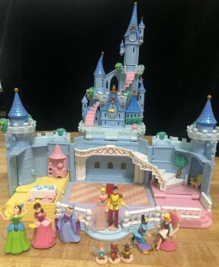Disney Princess Cinderella Hidden Treasures Castle Mattel Polly Pocket 2004