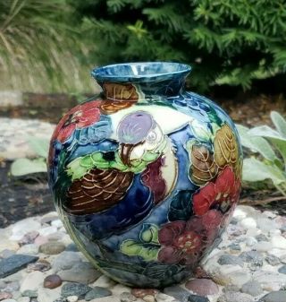 =rare= C1891 Thomas Forester T.  F.  & S.  Phoenix Ware Art Nouveau 5 " Pottery Vase
