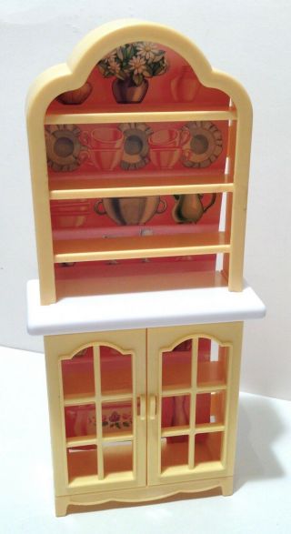 Barbie Doll Size My Scene Dream House Hutch Curio Cabinet Furniture