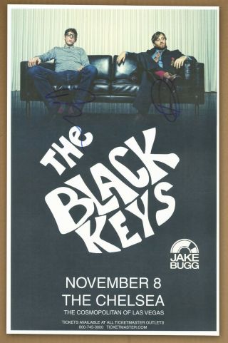 The Black Keys Autographed Gig Poster Dan Auerbach,  Patrick Carney