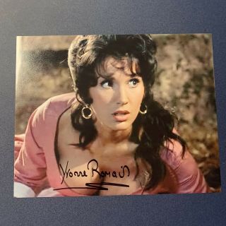 Yvonne Romain Signed 8x10 Photo Actress Autographed Curse Of The Werewolf