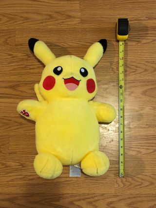 Build A Bear Pokemon Pikachu 18 " Plush Stuffed Animal Babw.