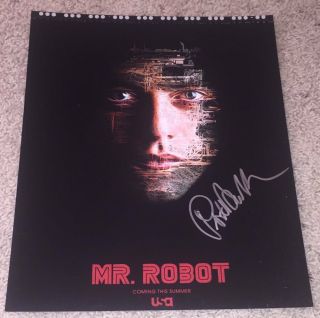 Portia Doubleday Signed Autograph Mr.  Robot 11x14 Photo B W/proof