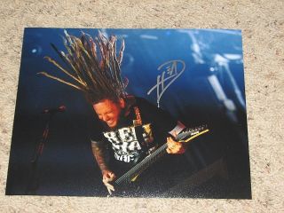 Korn Brian Head Welch Signed 8x10 Photo