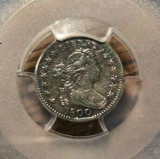 1800 Draped Bust Half Dime Pcgs Cleaned Vf Detail