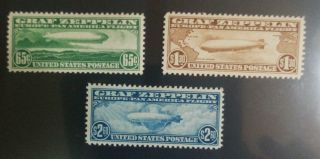 O) 1930 United States - Usa,  Graf Zeppelin Issue,  Zeppelin Over Atlantic Ocean 6