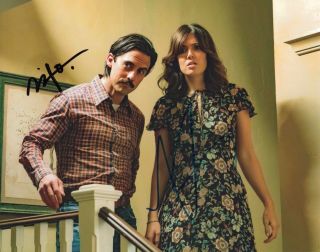 Milo Ventimiglia & Mandy Moore This Is Us Tv Show Signed 8x10 Photo 03 Proof