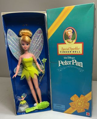 1998 Mattel Special Sparkles Tinkerbell Doll Disney Peter Pan