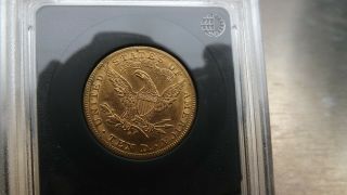 1886 - S U.  S.  Liberty Head $10.  00 Gold Liberty Coin 2