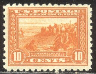 U.  S.  404 Beauty - 1915 10c Orange,  P10 ($640)