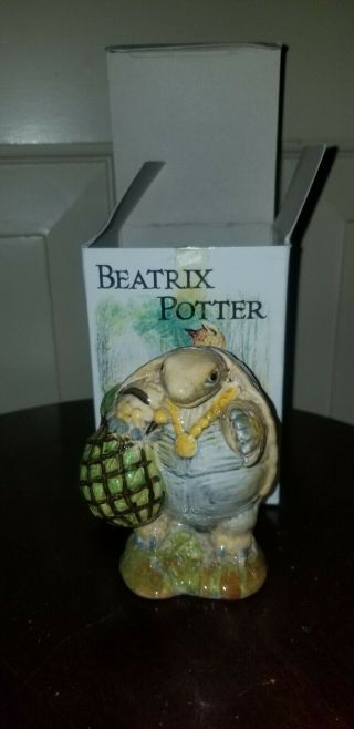 Beatrix Potter Beswick Bp - 3b Mr.  Alderman Ptolemy Porcelain Figurine