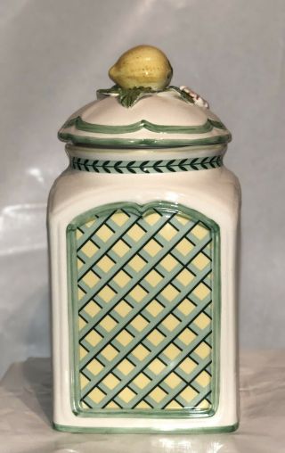 Villeroy & Boch French Garden Charm Large Canister Apples Faience 3