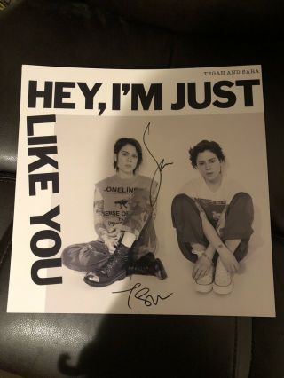 Tegan And Sara Signed/autographed Poster