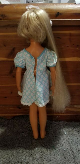 Vintage Ideal Brandi Doll Crissy ' s Tan Friend/Family - Blonde Hair That Grows 2