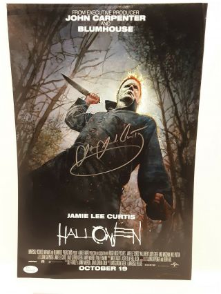 Halloween 2018 Poster Autographed By James Jude Courtney