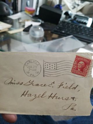 1908 George Washington 2 Cent Red Us Postage Stamp