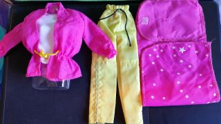 Barbie Doll 4 Piece Outdoor Outfit.  … Blouse,  Jacket,  Backpack,  Pants