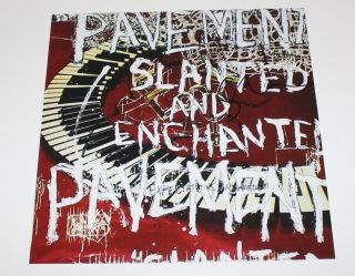 Singer Stephen Malkmus Signed Pavement 12x12 Album Flat Photo W/coa Proof