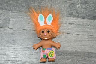 Vintage Russ Easter Bunny Beach Rabbit Wabbit Troll Doll 5 " With Sunglasses