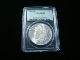 1890 - Cc Morgan Silver Dollar Pcgs Graded Ms63 Pcgs 12077453