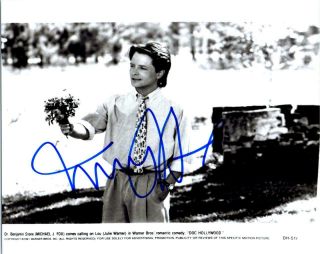 Michael J Fox Autographed 8x10 Photo Signed Picture Pic,