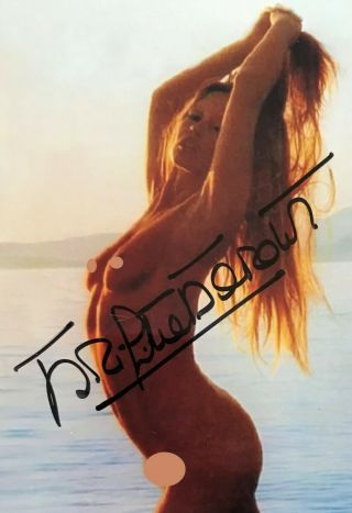 Brigitte Bardot Signed Autographed Photo.  Viva Maria.  And God Created Woman.