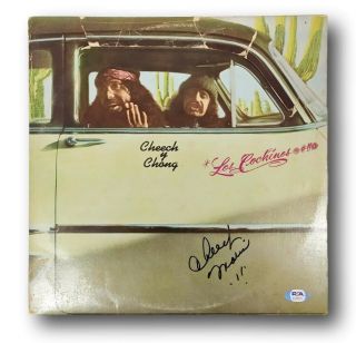 Cheech Marin Signed Album Los Cochinos Autographed Psa/dna Ag54551